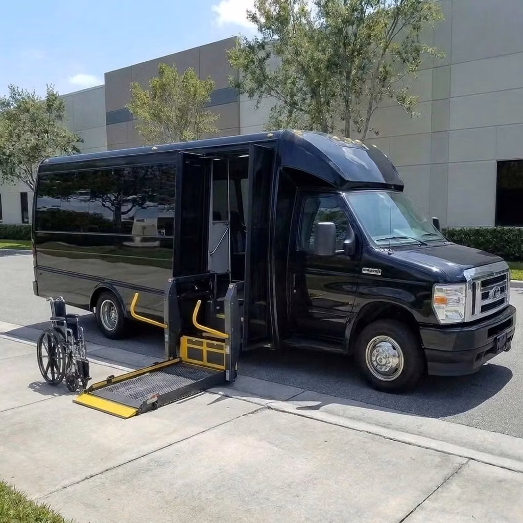 kingman 18 passenger minibus wheelchair lift