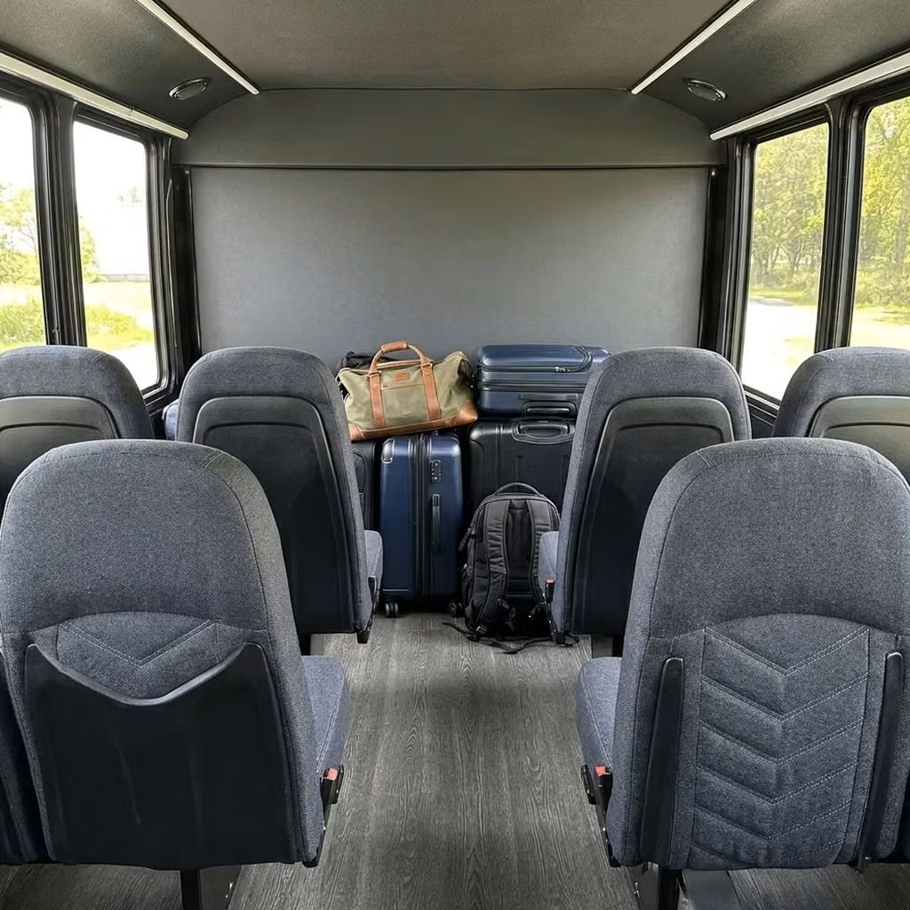 kingman 25 passenger minibus luggage area