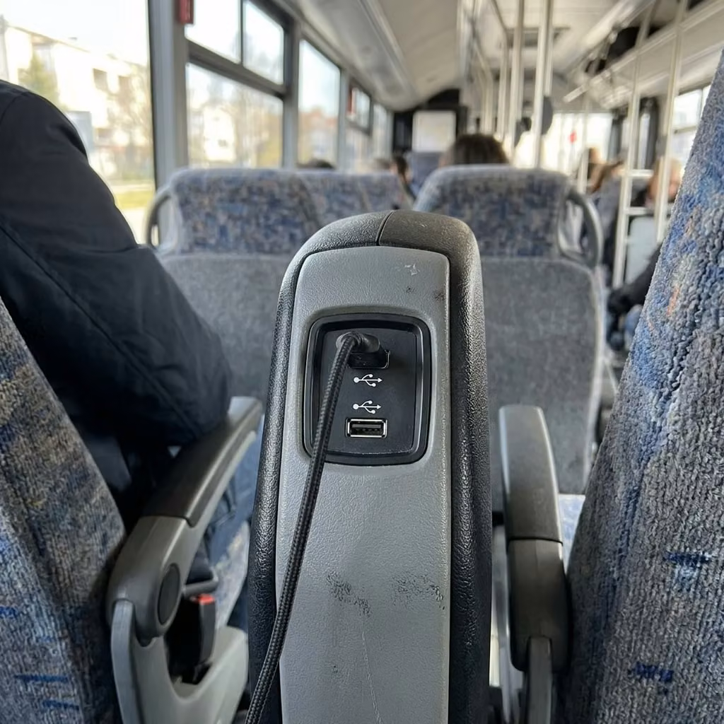 kingman 28 passenger minibus usb charging