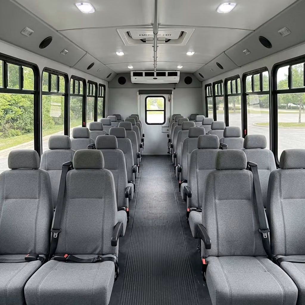 kingman 30 passenger minibus seating