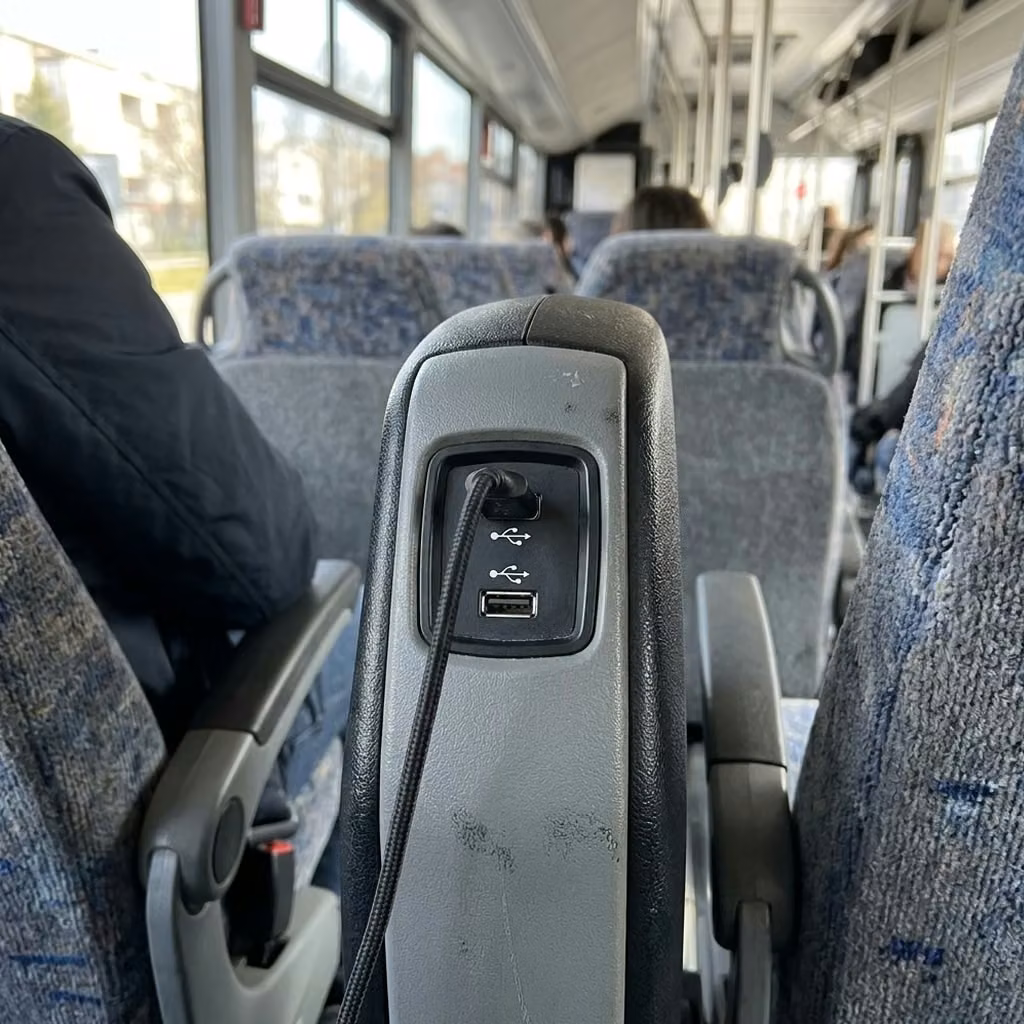 kingman 30 passenger minibus usb charging