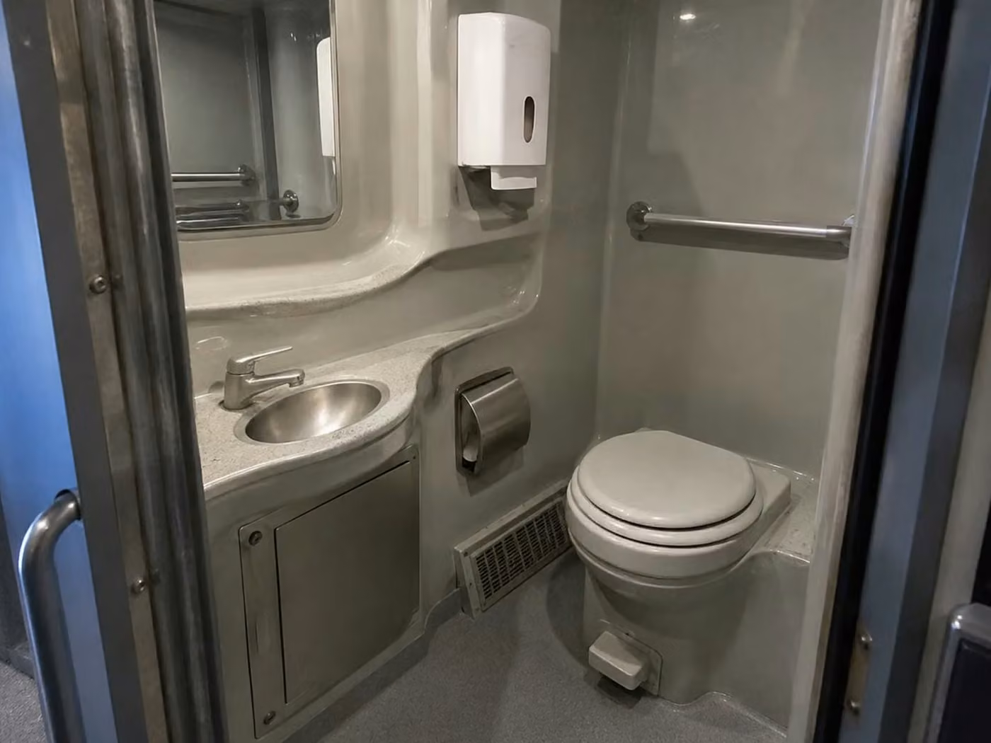 kingman charter bus onboard restroom