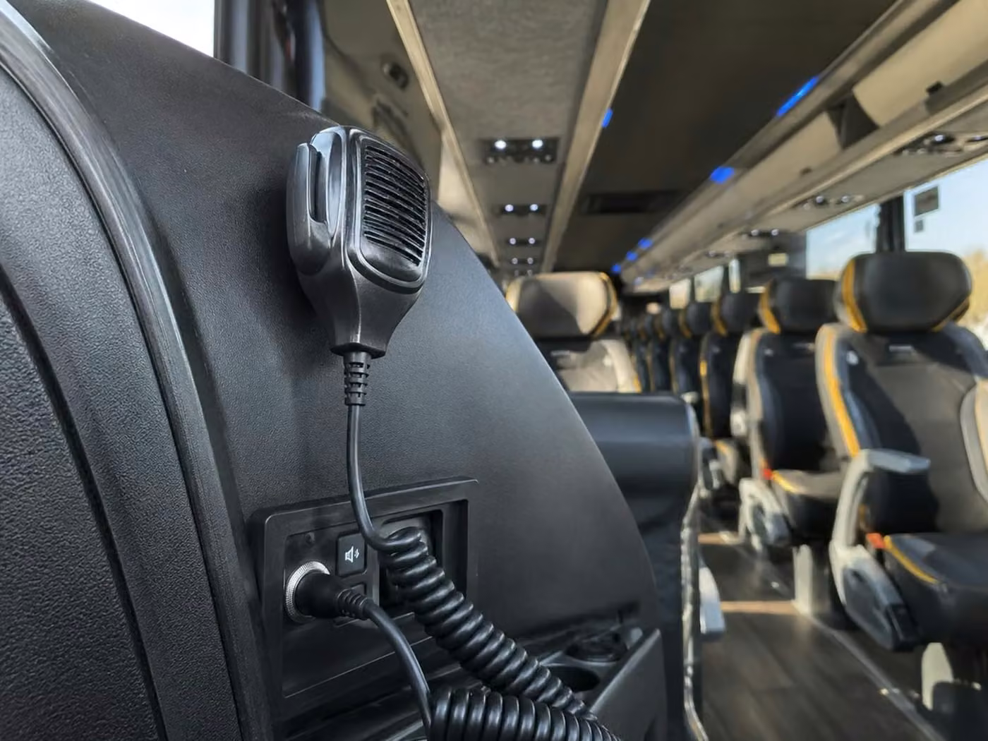 kingman charter bus pa system