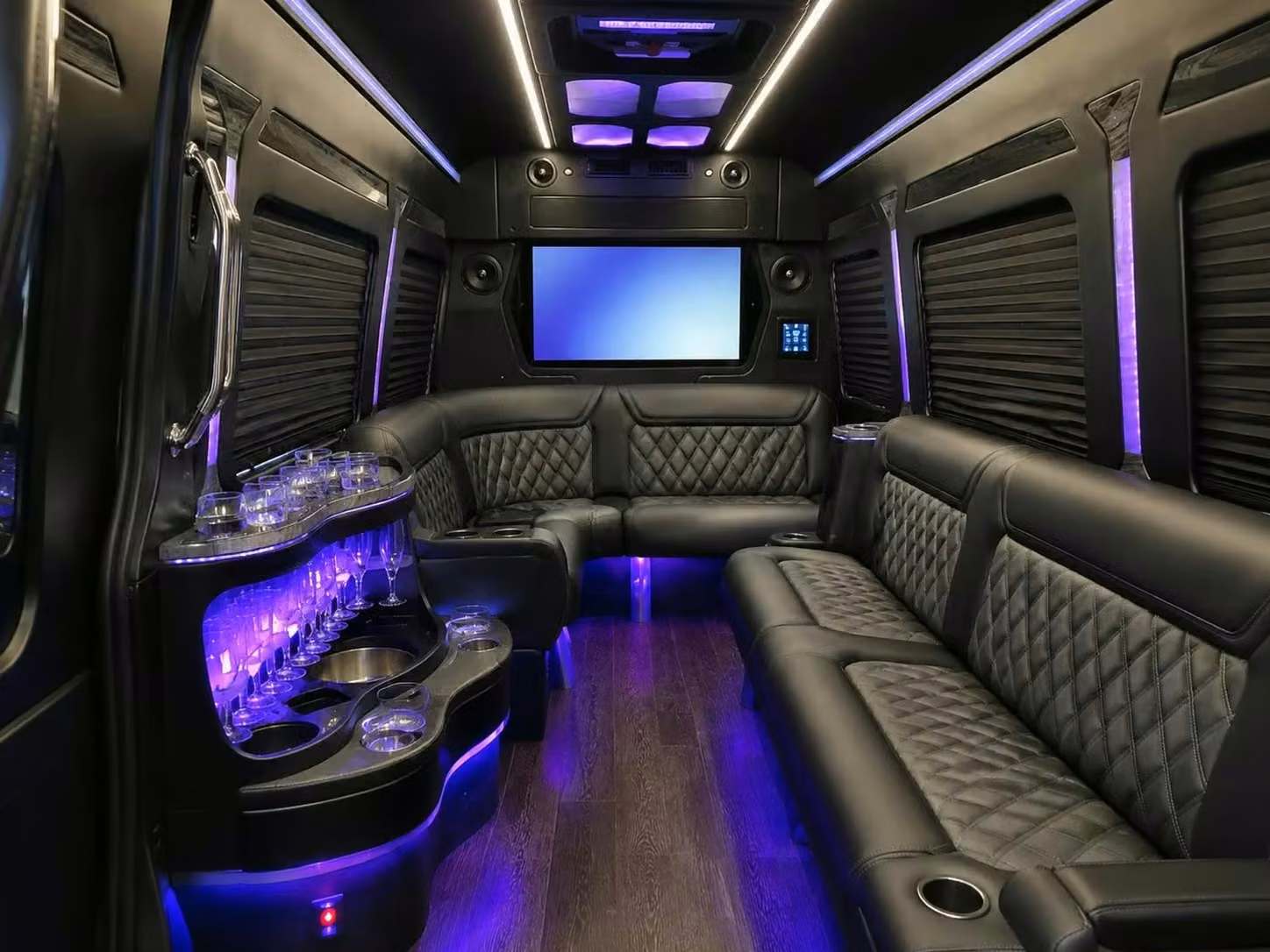 kingman party bus smart tvs