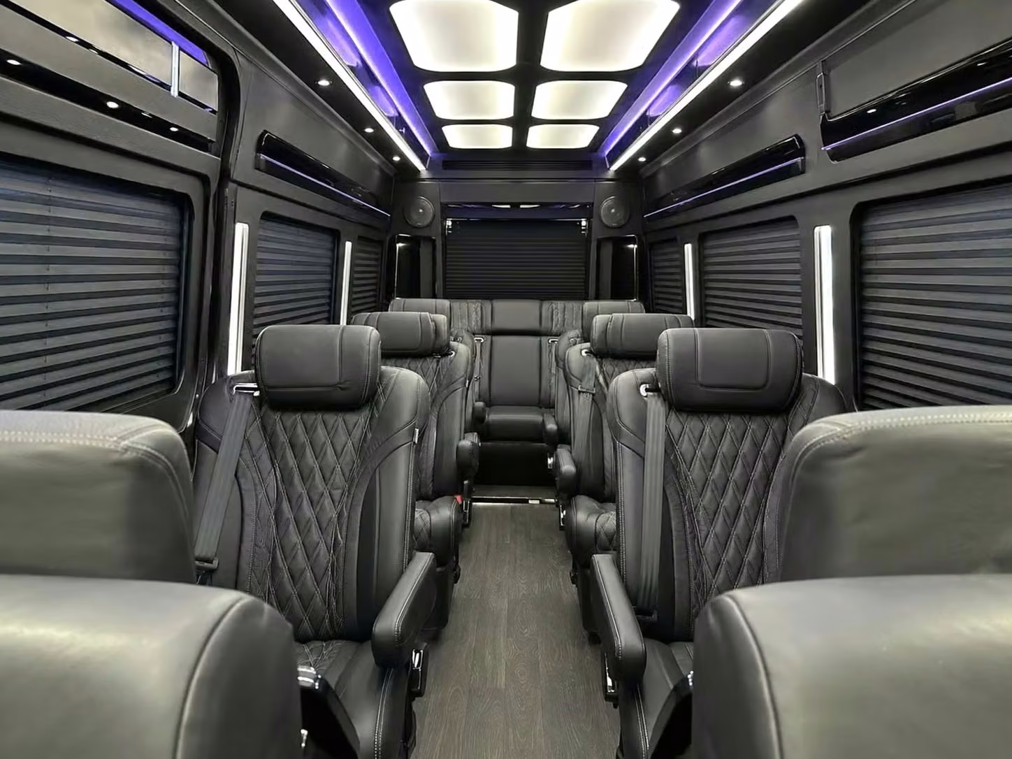 kingman sprinter van rental with driver reclining seats